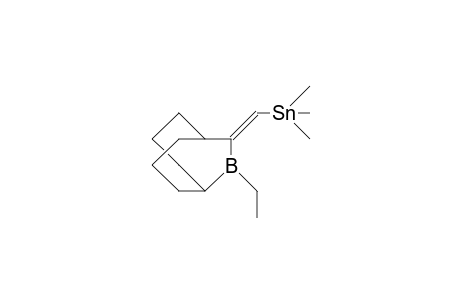 10-Bora-bicyclo(3.3.2)decane alkenyl-stannane, compound 13