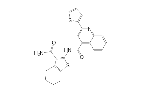 N-[3-(aminocarbonyl)-4,5,6,7-tetrahydro-1-benzothien-2-yl]-2-(2-thienyl)-4-quinolinecarboxamide