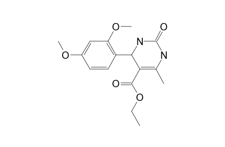 1,2,3,4-Tetrahydropyrimidine-5-carboxylic acid, 4-(2,4-dimethoxyphenyl)-6-methyl-2-oxo-, ethyl ester