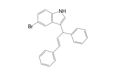 (E)-5-bromo-3-(1,3-diphenylallyl)-1H-indole