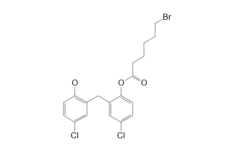 Dichlorophen, o-(6-bromohexanoyl)-