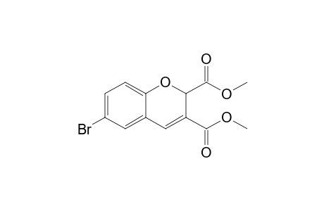 6-Bromo-2H-1-benzopyran-2,3-dicarboxylic acid dimethyl ester
