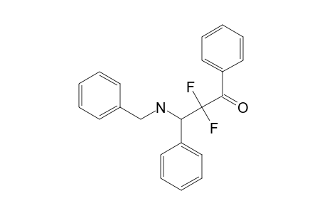 3-(Benzylamino)-2,2-difluoro-1,3-diphenyl-propan-1-one