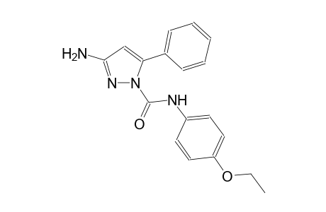 1H-pyrazole-1-carboxamide, 3-amino-N-(4-ethoxyphenyl)-5-phenyl-