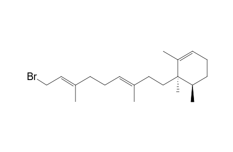 (5R,6R)-6-[(3E,7E)-9-Bromo-3,7-dimethylnona-3,7-dienyl]-1,5,6-trimethylcyclohex-1-ene