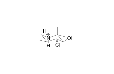 piperidinium, 3-hydroxy-2,2,5-trimethyl-, chloride