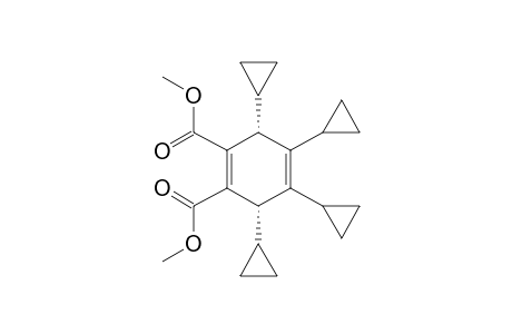 Dimethyl cis-3,4,5,6-Tetracyclopropylcyclohexa-1,4-diene-1,2-dicarboxylate