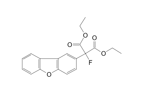 alpha-fluoro-2-dibenzofuranmalonic acid, diethyl ester