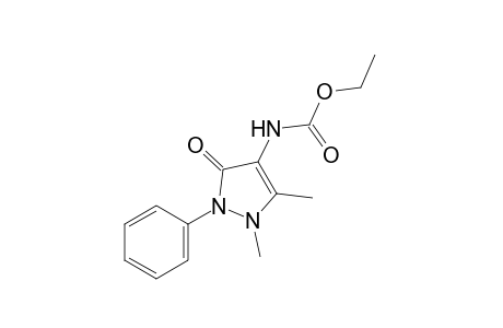 2,3-dimethyl-5-oxo-1-phenyl-3-pyrazoline-4-carbamic acid, ethyl ester