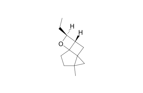 3-Ethyl-8-methyl-2-oxatetracyclo[4.4.0.0(1,4).0(6,8)]decane