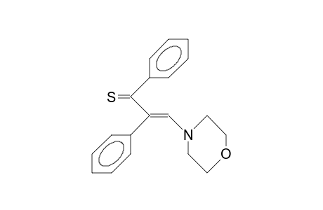 2,3-Diphenyl-1-morpholino-propenethione-3