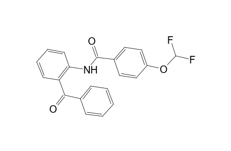 N-(2-benzoylphenyl)-4-(difluoromethoxy)benzamide