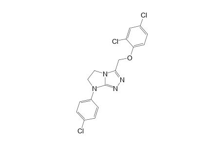 3-(2,4-Dichlorophenoxymethyl)-7-(4-chlorophenyl)-5H-6,7-dihydroimidazo[2,1-c][1,2,4]triazole