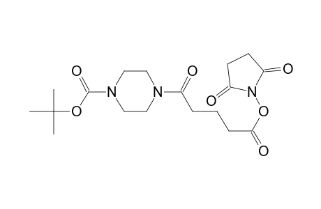 4-[4-(2,5-Dioxo-pyrrolidin-1-yloxycarbonyl)-butyryl]-piperazine-1-carboxylic acid tert-butyl ester