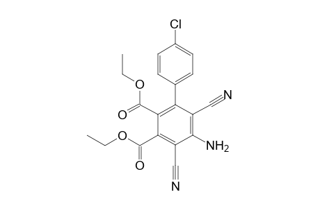 5-Amino-4'-chloro-4,6-dicyano-biphenyl-2,3-dicarboxylic acid diethyl ester