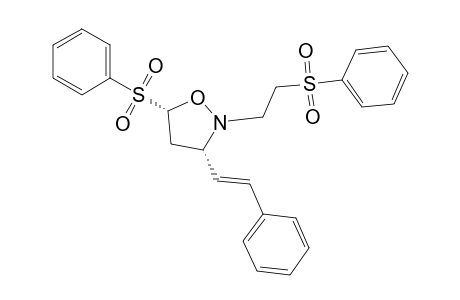 2-(2'-Phenylsulphonylethyl)-3-.alpha.-styryl-5-.alpha.-phenylsulphonylisoxazolidine