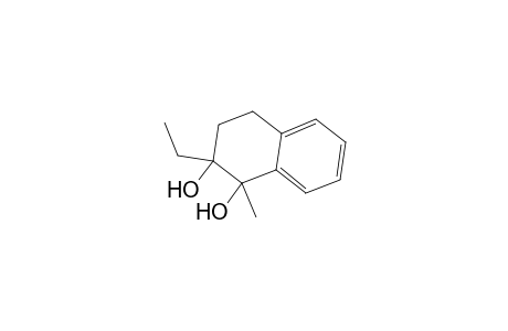 1,2-Naphthalenediol, 2-ethyl-1,2,3,4-tetrahydro-1-methyl-, cis-