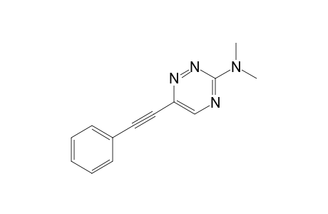 dimethyl-[6-(2-phenylethynyl)-1,2,4-triazin-3-yl]amine