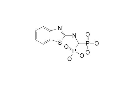 (Benzthiazol-2-yl)-aminomethylenebisphosphonic-acid