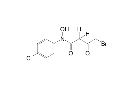 4-bromo-N-(p-chlorophenyl)acetoacetohydroxamic acid