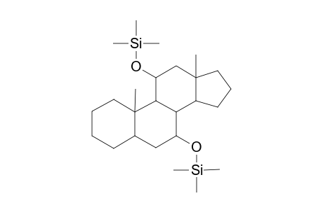 5.alpha.-Androstane-7.beta.,11.alpha.-diol(7.beta.,11.alpha.-di-trimethylsilyl ether)