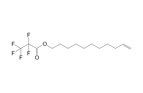 Pentafluoropropionic acid, 10-undecenyl ester