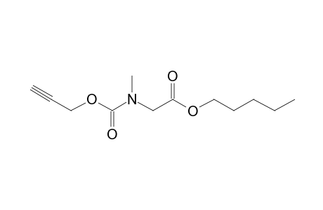 Sarcosine, N-propargyloxycarbonyl-, pentyl ester