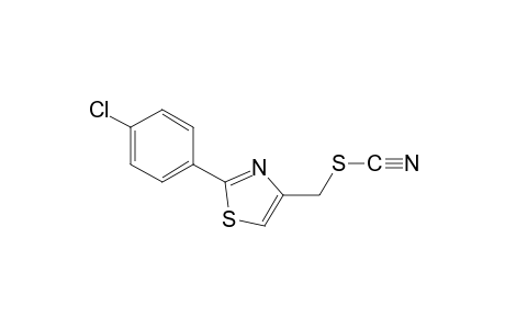 thiocyanic acid, [2-(p-chlorophenyl)-4-thiazolyl]methyl ester