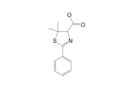 5,5-dimethyl-2-phenyl-2-thiazoline-4-carboxylic acid