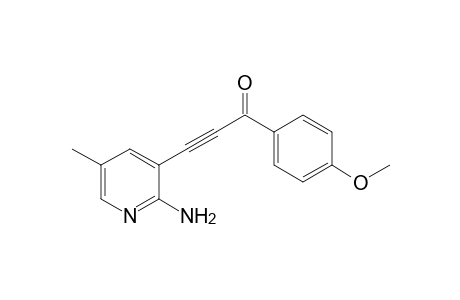 3-(2-Amino-5-methylpyridin-3-yl)-1-(4-methoxyphenyl)prop-2-yn-1-one