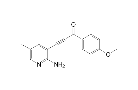 3-(2-Amino-5-methylpyridin-3-yl)-1-(4-methoxyphenyl)prop-2-yn-1-one