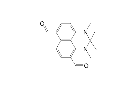 1H-perimidine-4,7-dicarboxaldehyde, 2,3-dihydro-1,2,2,3-tetramethyl-