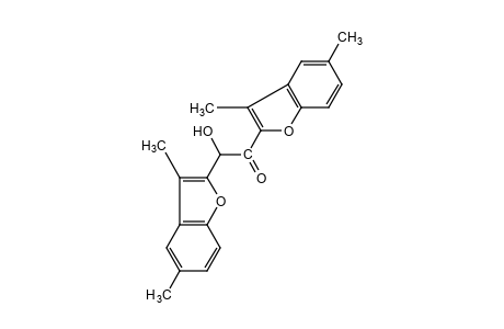 2,2'-(hydroxyoxoethylene)bis[3,5-dimethylbenzofuran]