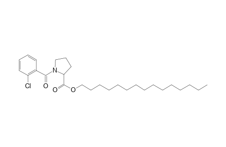 L-Proline, N-(2-chlorobenzoyl)-, pentadecyl ester