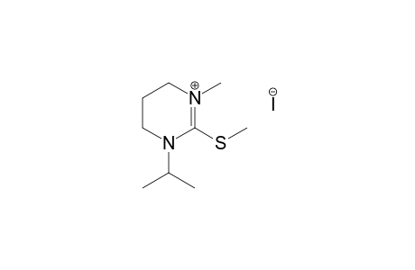 1-isopropyl-3-methyl-2-(methylthio)-1,4,5,6-tetrahydropyrimidinium iodide