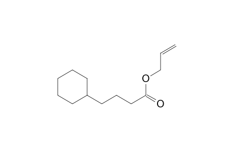 Cyclohexanebutanoic acid, 2-propenyl ester