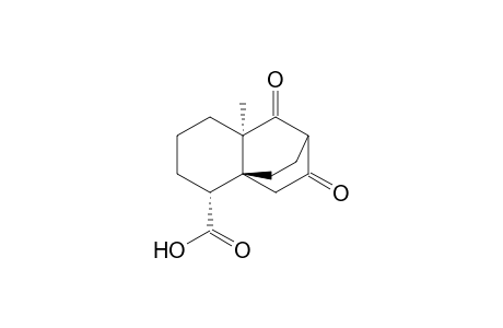 (1R*,2R*,4S*,6R*)-6-Methyltricyclo[6.2.2.0(1,6)]dodecan-7,12-dion-2-carboxylic acid