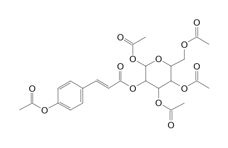 [4-Acetyloxy-2,5-dihydroxy-6-(hydroxymethyl)oxan-3-yl] (E)-3-(4-hydroxyphenyl)prop-2-enoate, tetraacetate