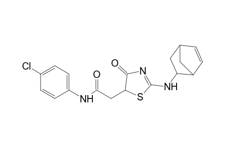 4'-chloro-2-[(5-norbornen-2-yl)amino]-4-oxo-2-thiazoline-5-acetanilide