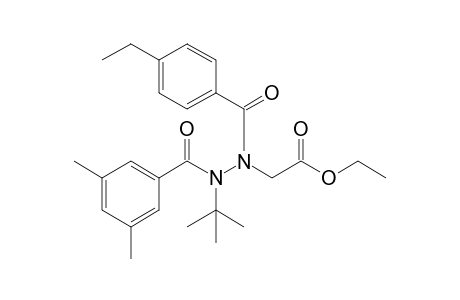 2-[[tert-butyl-(3,5-dimethylbenzoyl)amino]-(4-ethylbenzoyl)amino]acetic acid ethyl ester
