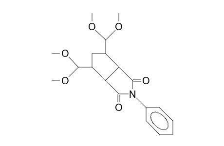 endo, endo-cis-6,8-Bis(dimethoxymethyl)-3-phenyl-3-aza-bicyclo(3.3.0)octan-2,4-dione