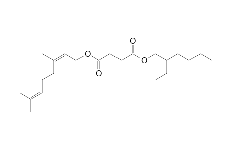 Succinic acid, 2-ethylhexyl neryl ester