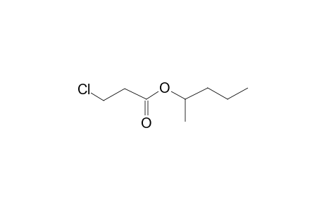 3-Chloropropanoic acid, 2-pentyl ester