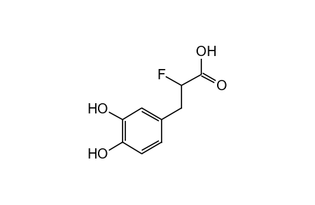 3,4-DIHYDROXY-alpha-FLUOROHYDROCINNAMIC ACID