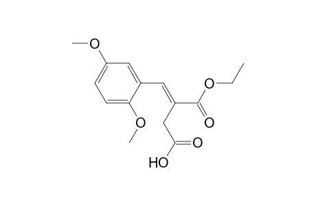 (E)-3-carbethoxy-4-(2,5-dimethoxyphenyl)but-3-enoic acid