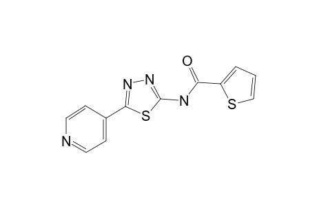 N-[5-(4-Pyridinyl)-1,3,4-thiadiazol-2-yl]-2-thiophenecarboxamide