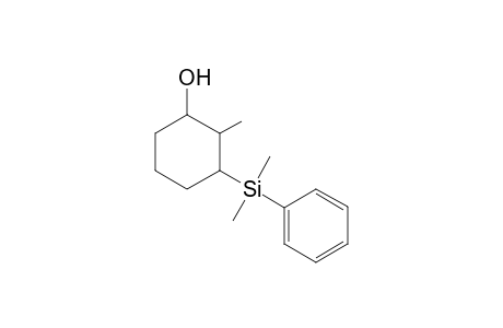 (1RS,2SR,3SR)-3-Dimethyl(phenyl)silyl-2-methylcyclohexanol