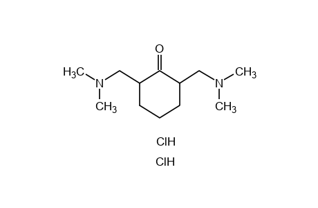 2,6-bis[(dimethylamino)methyl]cyclohexanone, dihydrochloride