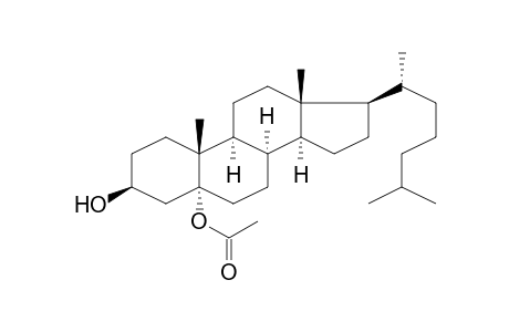 Cholestane-3,5-diol, 5-acetate, (3beta,5alpha)-