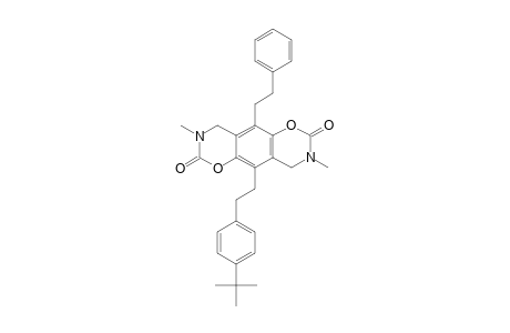 1,3-Oxazino[6,5-g][1,3]benzoxazine-2,7-dione, 5-[2-[4-(1,1-dimethylethyl)phenyl]ethyl]-3,4,8,9-tetrahydro-3,8-dimethyl-10-(2-phenylethyl)-